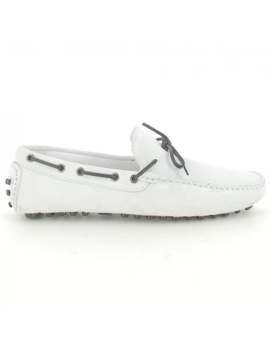 Hylton Mocassin Homme 80876-05 Daim Blanc – Image 4