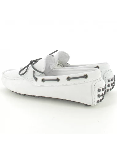 Hylton Mocassin Homme 80876-05 Daim Blanc – Image 5