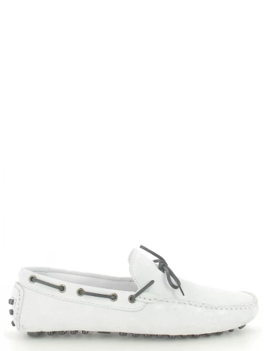 Hylton Mocassin Homme 80876-05 Daim Blanc