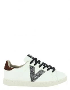 Victoria Baskets De Ville Femme Tennis Glitter Blanc/leopard