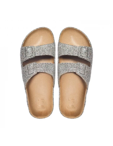 Cacatoes Claquettes Femme Trancoso Women Camel Multico – Image 2