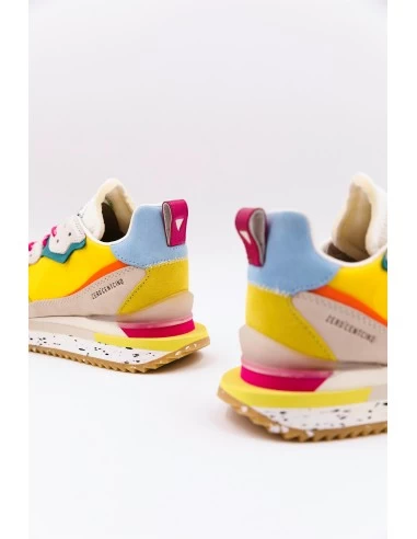 0-105 Baskets De Ville Femme Treck-up Flashy Multicolors – Image 3