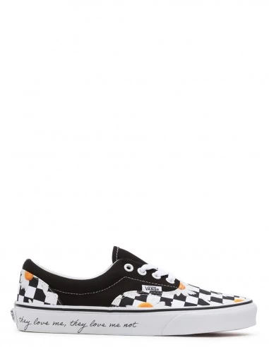 Vans Sneakers Femme Era Checkboard Floral Noir