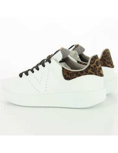 Victoria Baskets De Ville Femme Utopia Vegana/animal Print Blanc – Image 4