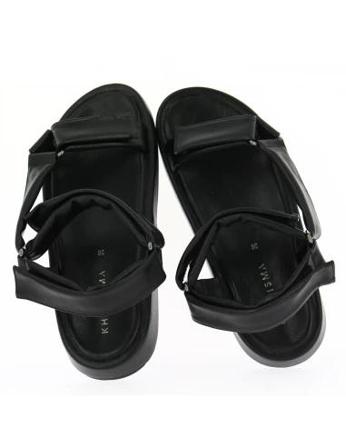 Kharisma Sandales Compensées Femme Violette Noir – Image 3