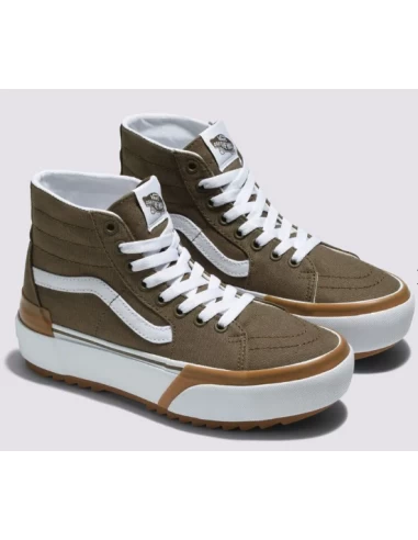 Vans Sneakers Compensées Femme Ua Sk8-hi Tapered Stacked C Marron – Image 2
