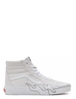 Vans Sneakers Montantes Mixte Ua Sk8-hi Flame Suede Blanc