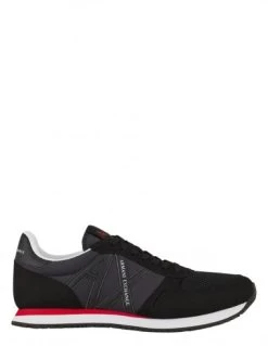 Armani Exchange Baskets De Ville Homme Street Men Noir Rouge