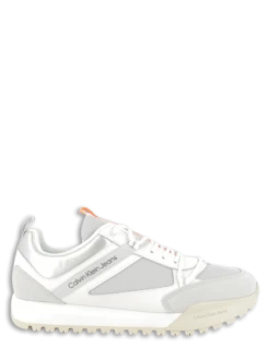 Calvin Klein Baskets De Ville Homme Toothy Runner Low La Blanc