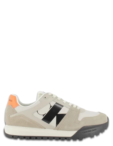Calvin Klein Baskets De Ville Homme Toothy Run Laceup Lo Beige