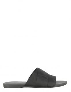 Calvin Klein Claquettes Pour Femme Flat Sandal Slide We Noir